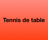 Tennis de table